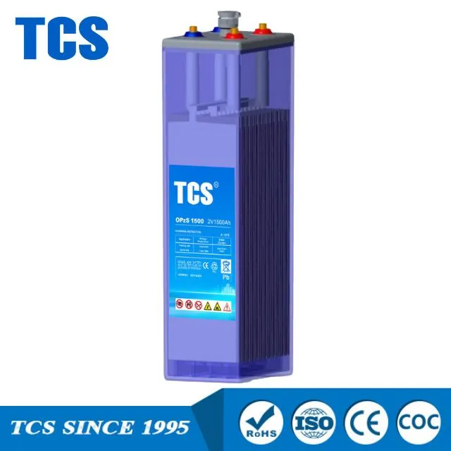 대기 전원 공급 장치용 태양광용 OPzS 1500 2V 1500Ah 딥 사이클 납축 배터리